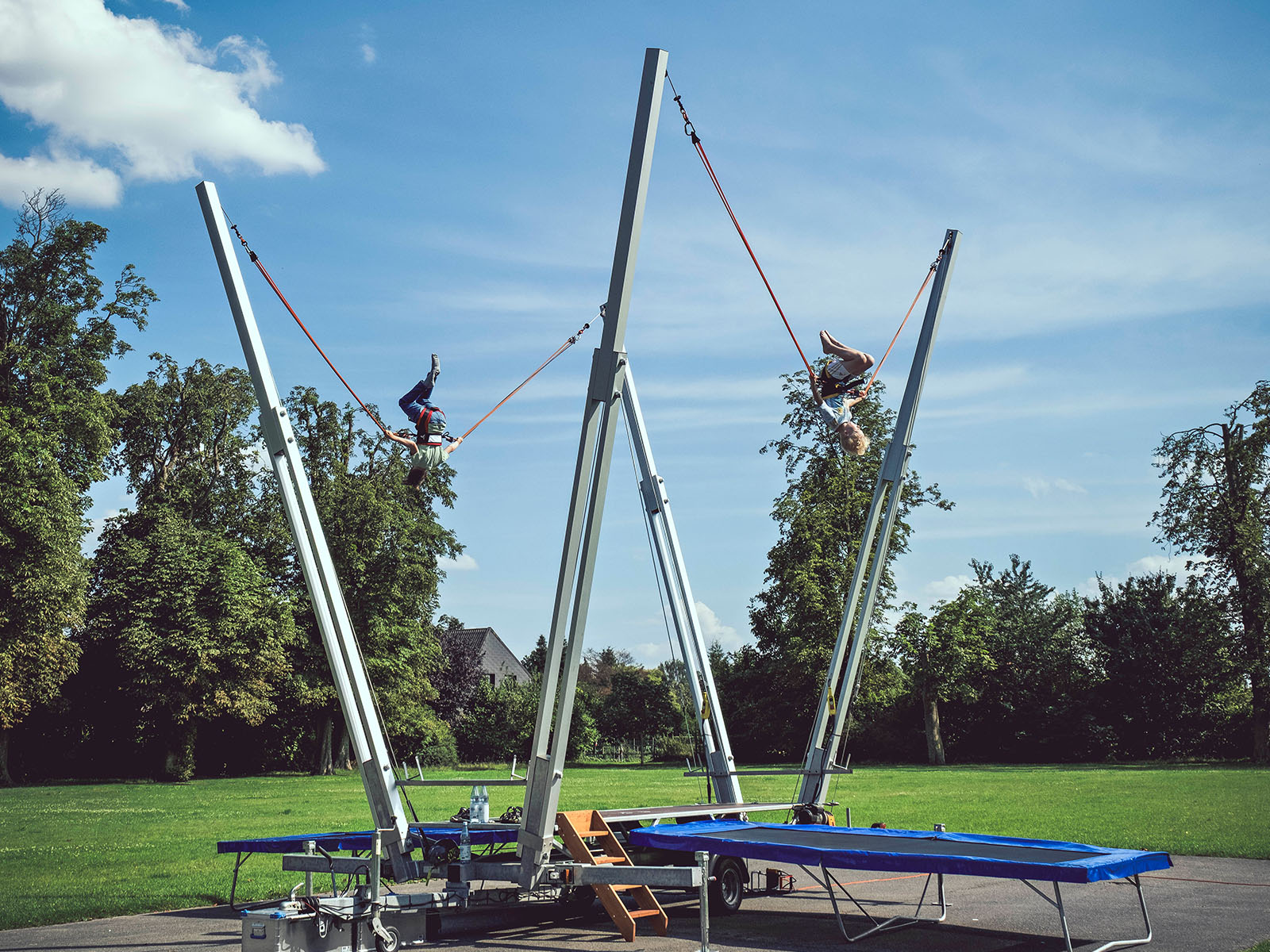Mobiles Bungee-Trampolin